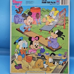 Disney Babies Frame-Tray 1984 Puzzle Ages 3-7 Very Good Condition - Picture 1 of 4