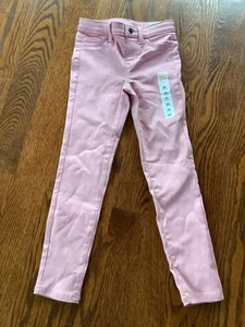 Brand New Jumping Beans Girls Jeans Pants Size 6X Jegging Mid Pink - Picture 1 of 6