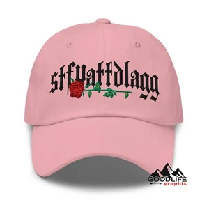 STFUATTDLAGG Rose Romance Book Obsessed Baseball Cap Dad Hat for Women - Picture 1 of 69