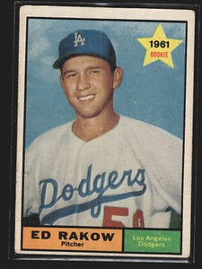 1961 Topps #147 Ed Rakow Very Good