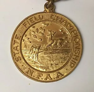 N.F.A.A STATE BOYS SHOOTING PIN AND RIBBON - Picture 1 of 4