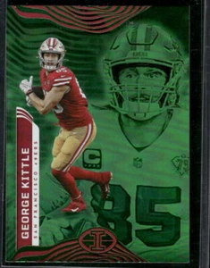 2022 Panini Illusions #90 Collezione Trofeo George Kittle Smeraldo - Foto 1 di 2