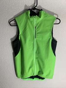 Q36.5 Hybrid Full Zip Cycling Vest Green Men Medium Sleeveless Italian Nylon - Picture 1 of 5