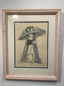 Limited Edition Lithograph Print by Anne Hershenburoh 422/500 Signed Vintage - Picture 1 of 6
