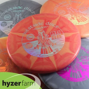 Disco de golf Westside ORIGIO BURST MAIDEN *elige un peso y color* Disco de golf Hyzer Farm - Imagen 1 de 24
