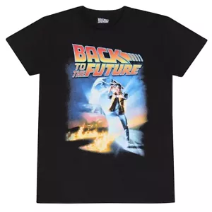** Póster de la película Regreso al futuro (opción de talla grande) Camiseta con licencia oficial * - Imagen 1 de 3