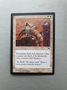 Soltari Priest, MTG Tempest (1997) Uncommon White Creature VNM  - Picture 1 of 2