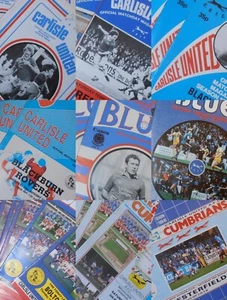 1980's CARLISLE UNITED HOME PROGRAMMES - Your Choice - FREE Postage - Picture 1 of 1