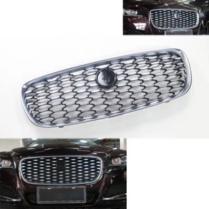 Front Upper Radiator Grille Mesh Grill For Jaguar XF XFL 2016-2020 17 18 19 - Picture 1 of 6