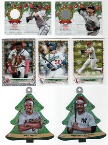 2022 Topps Holiday - Complete Your Set - Relics, Variations, Metallic & Die-Cut