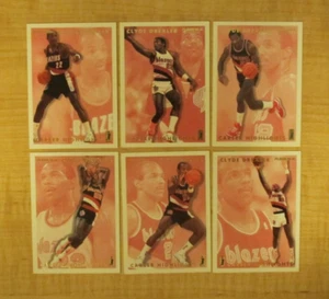 1993-94 Fleer Basketball Clyde Drexler Karriere Highlights fast kompletter Satz 6/12 - Bild 1 von 2