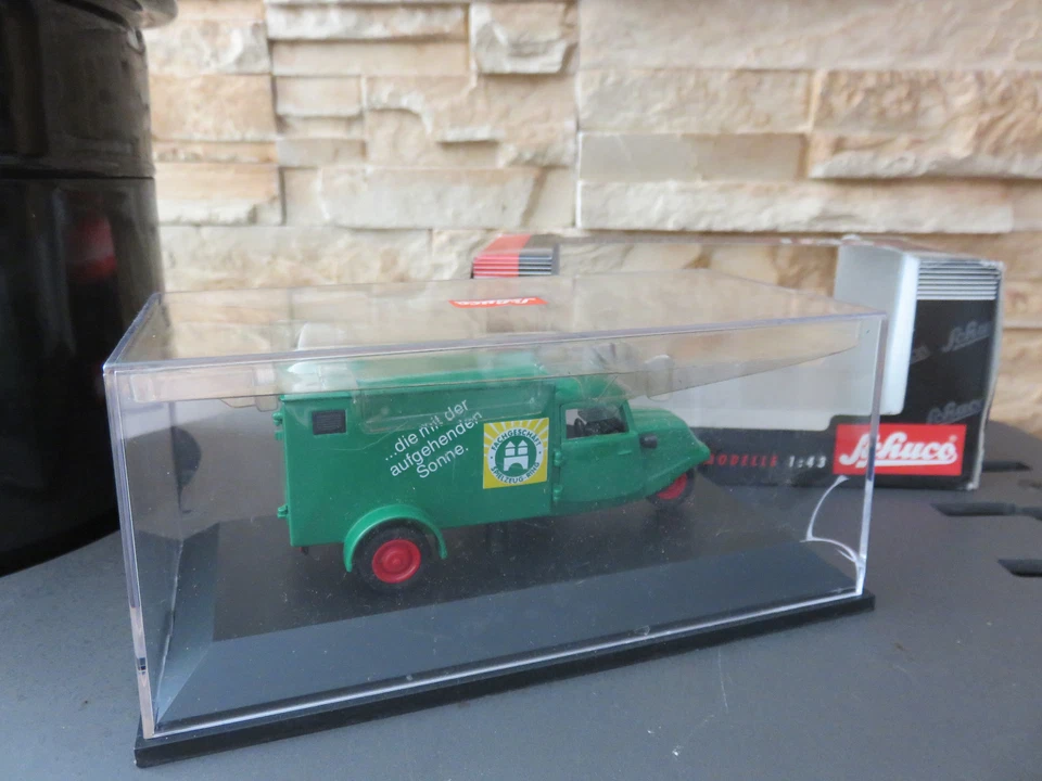 SCHUCO VOITURE MINIATURE TEMPO HANSEAT 3 ROUES 1/43 EN BOITE TBE - Photo 1/1