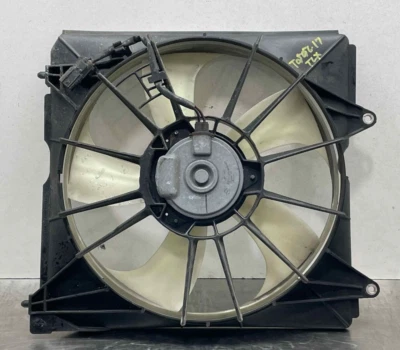 2017 Acura Tlx 3.5l Electric Cooling Motor Fan Assembly Condenser Rh 16 18 19 20 - Image 1 of 4