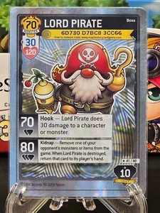 Maplestory iTCG Code Card Lord Pirate 41/60 Foil Holo 2008 WOTC Trading Rare - Picture 1 of 2