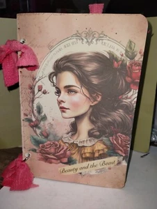 Beauty And The Beast Junk Journal Scrapbook USA - Picture 1 of 17