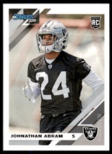 2019 Donruss Johnathan Abram RC Oakland Raiders #261