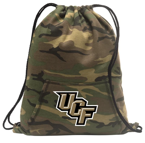 CENTRAL FLORIDA Backpack CAMO UCF Drawstring Bag Pack CLASSIC HOODY DESIGN! Cover