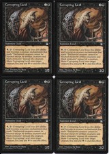MTG: CORRUPTING LICID Stronghold UNCOMMON; played, Excellent condition x4