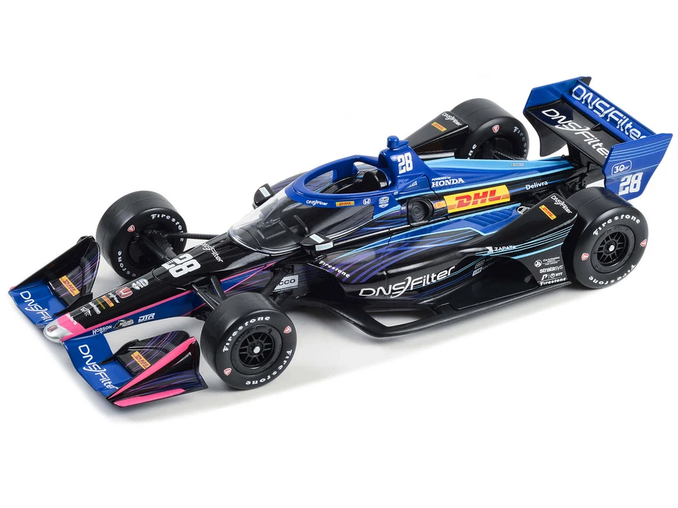 Greenlight 11223 Dallara IndyCar #28 Grosjean DNSFilter Andretti Autosport 1/18