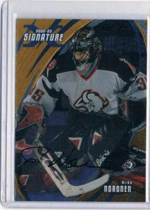 2002-03 Be A Player Signature Series Autographs Gold #82 Mika Noronen NM-MT Auto