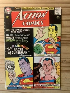 Action Comics with Superman # 317 VG/FN 1964 "Rainbow faces of Superman" - Picture 1 of 16