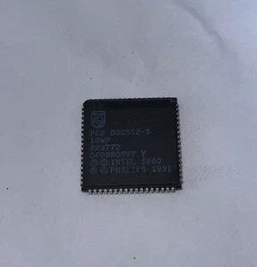 PCB80C552-5-16WP - IC Microcontroller 8-Bit, PLCC68, Philips - Bild 1 von 1
