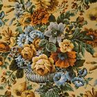 Upholstery Cotton Fabric Everfast White House Collection Scotchgard Flowers 3 yd