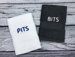 Novelty face cloths flannels naughty cheeky stocking filler dad pits/bits