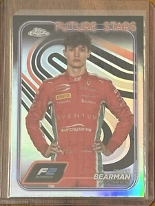 2024 Topps Chrome Oliver Bearman Future Stars Refractor #21 HAAS F1 Team - Picture 1 of 2