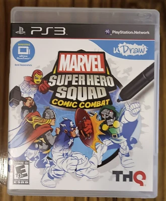 Marvel Super Hero Squad: Comic Combat (Sony PlayStation 3, 2011) Completo Testado - Imagem 1 de 2