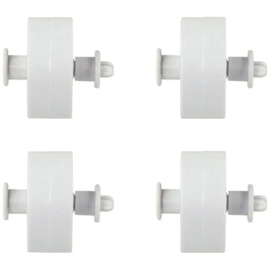 Pool Central Pack of 4 Plastic Replacement Wheels for Swimming Pool Vacuums - Picture 1 of 4