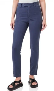 G-Star Women's Weld High Skinny Chino Trousers Fantem Blue W27 L34 BNWT - Picture 1 of 16