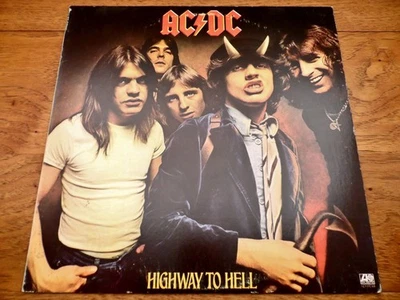 AC/DC ‎♫ Highway to Hell ♫ Rare 1979 Atlantic Records Original Monarch Vinyl LP - Immagine 1 di 3