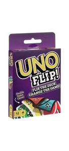 UNO FLIP 112 Cards Card Game Multi Coloured Exciting New Twists XMAX Gift UK - Picture 1 of 6
