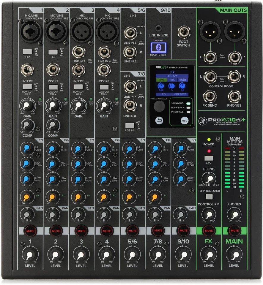 Mackie ProFX10v3+ 10-channel Mixer with USB and Enhanced Effects - Image 1 of 1