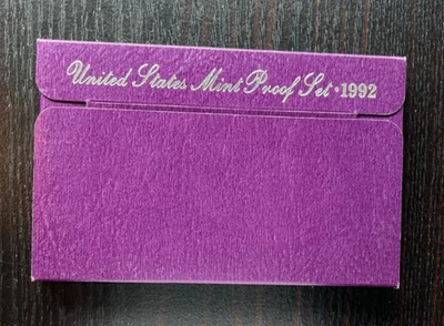 1992 Clad Proof Set U.S. Mint Original Government Packaging OGP - Image 1 of 3
