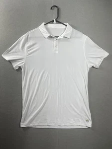 Men’s VUORI Strato Tech Short Sleeve Breathable Polo Shirt White Size L🔥 - Picture 1 of 8