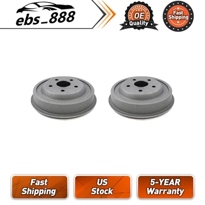 Tambor de freio traseiro DuraGo 2 peças para Ford Fairlane 1962 1963 1964 1965 1966 1967 1968 - Imagem 1 de 2