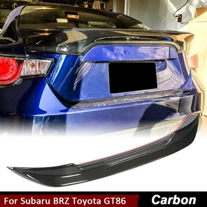For Subaru BRZ Toyota GT86 Scion FRS 2013-20 Carbon Fiber Rear Trunk Lip Spoiler - Picture 1 of 17