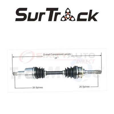 SurTrack CV Axle Shaft for 1999-2004 Suzuki Vitara 1.6L 2.0L 2.5L L4 V6 - hb - Imagem 1 de 4