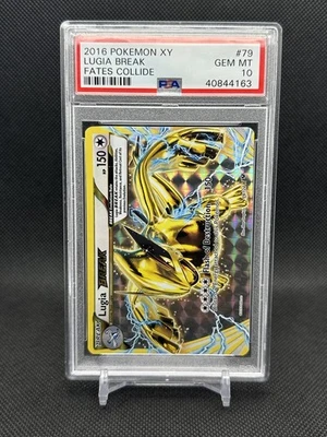 PSA 10 Gem Mint 2016 Pokemon XY Fates Collide Lugia Break #79 Small Crack - Image 1 of 3
