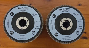 FLAP DISCS | USA | 4-1/2X7/8 | 36 GRIT | ZIRCONIA+ | T27 | 20 PK - Picture 1 of 3