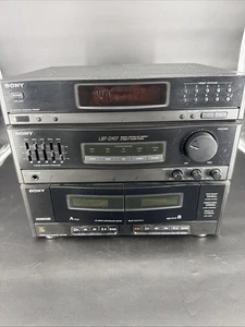 Sony HST-D107R AM/FM Radio CD Cassette Hi-Fi Stereo System 5 Band Equalizer NOTE - Picture 1 of 9