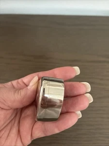 Silber Herz Schmuckschatulle Ganz schwarz Samt gefüttert 1,5"x1,5" NEU - Bild 1 von 7