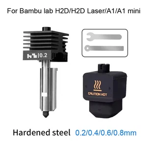 0.2 0.4 0.6 0.8mm Hotedn Kit For Bambu lab H2D/H2D Laser/A1/A1 mini 3D Printers - Bild 1 von 23