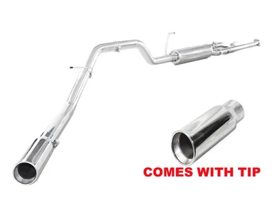 Fit 2009-2021 Toyota Tundra Crew Cab 4.6L 5.7L V8 3"SS Catback Exhaust WITH Tip - Image 1 of 4