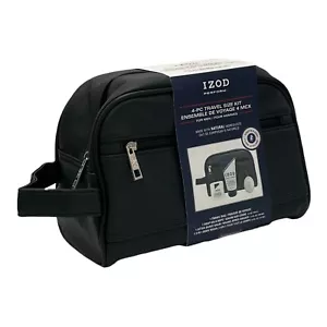 IZOD Performance 4 Pc Travel Bag Soap On A Rope After Shave Balm 3-in1 Body Wash - Picture 1 of 10