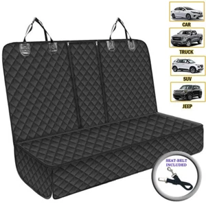 Car Rear Back Seat Cover Pet Dog Car Protector Hammock Mat Non-slip Blanket Mat - Picture 1 of 16