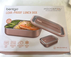 Bentgo Stainless Leak-Proof Bento-Style Lunch Box with Divider, BGSTLCH-RG - Picture 1 of 3