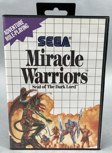 Miracle Warriors: Seal of The Dark Lord (Sega Master System, 1988) *Missing Map* - Picture 1 of 17